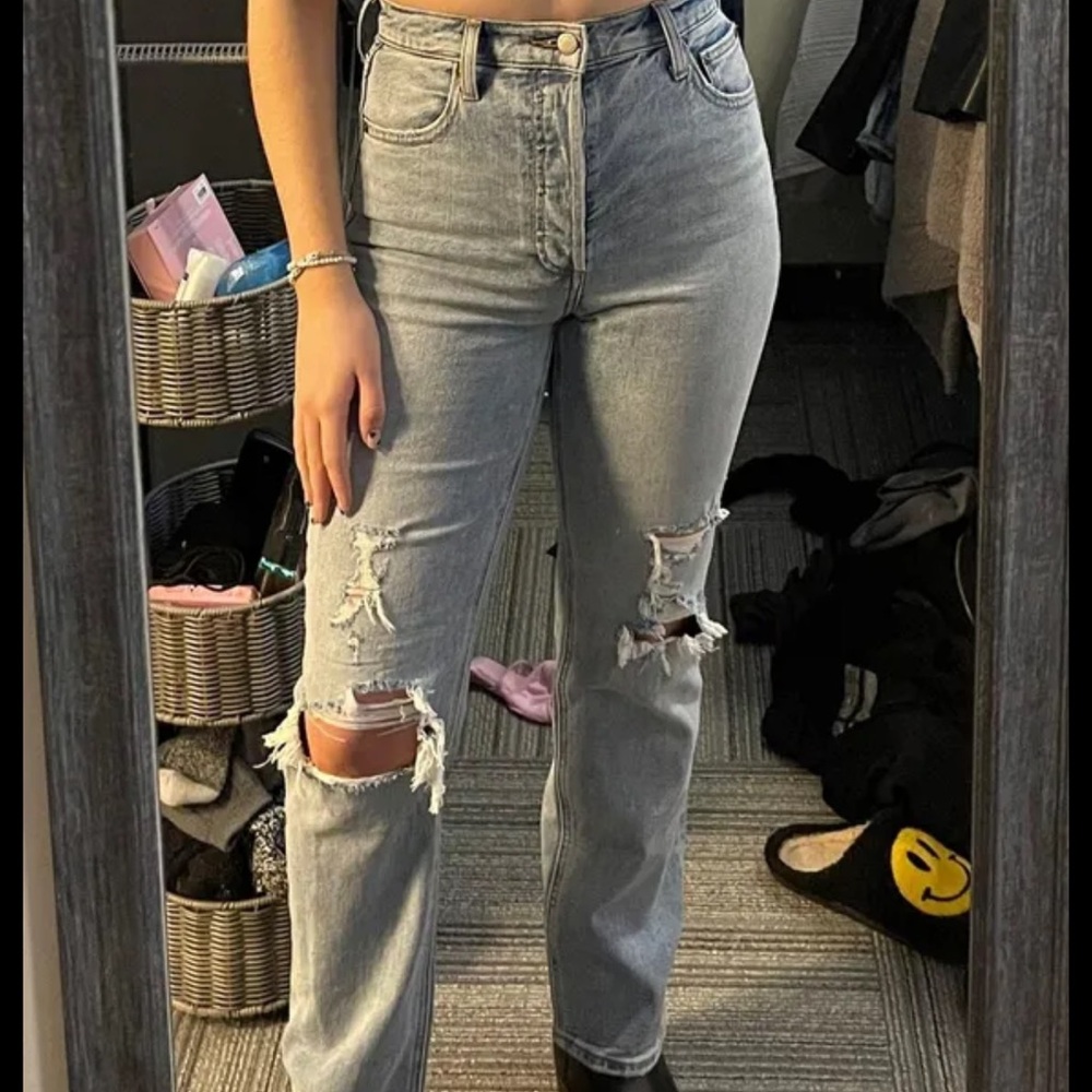 Denim Forum (Aritzia brand) Arlo High Rise Straight
